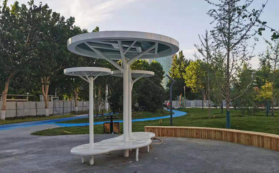 景觀燈，口袋公園